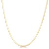 14K Gold 3.20 mm Sneak Necklace Turkish Wholesale Gold Jewelry