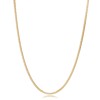 14K Gold 2.40 mm Round Sneak Necklace Turkish Wholesale Gold Jewelry
